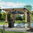12 Ft. x 10 Ft. Solid Wood Patio Gazebo with Privacy Curtains