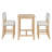 5-Piece Counter Height Dining Table With 4 Chairs