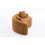 S - Canapé modulaire incurvé en chenille orange à 2 profondeurs de 21,3 po et 26,8 po, sans assemblage, compact pour les petits espaces, L 66,9 po, 400 lb, siège souple moyen, dossier coussiné, accoudoirs évasés, mousse haute résilience-392163880