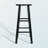 Darian Four Leg Black 2-Pieces Bar Stool Set, 28.73'' H X 13.38'' W X 13.38'' D-626991024