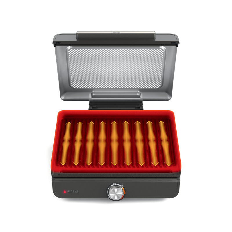 Ninja Sizzle Smokeless Nonstick Indoor Grill with Griddle
