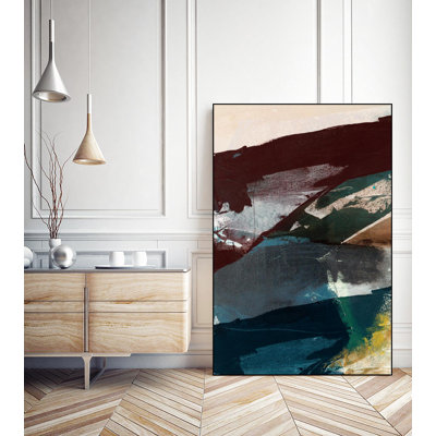 " Obscure Abstract VI " by Sisa Jasper Painting Print