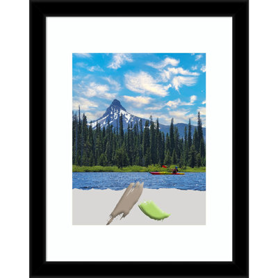 Nepean Black Picture Frame with Mat