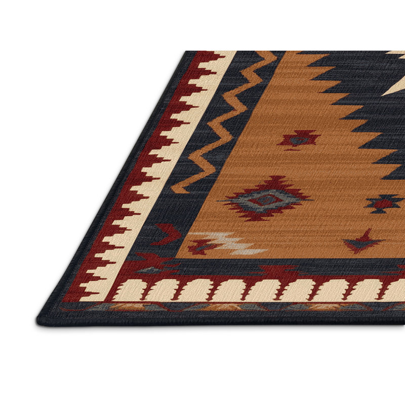  Tapis lavable Texas Lone Star, Rectangle 2 pi x 3 pi