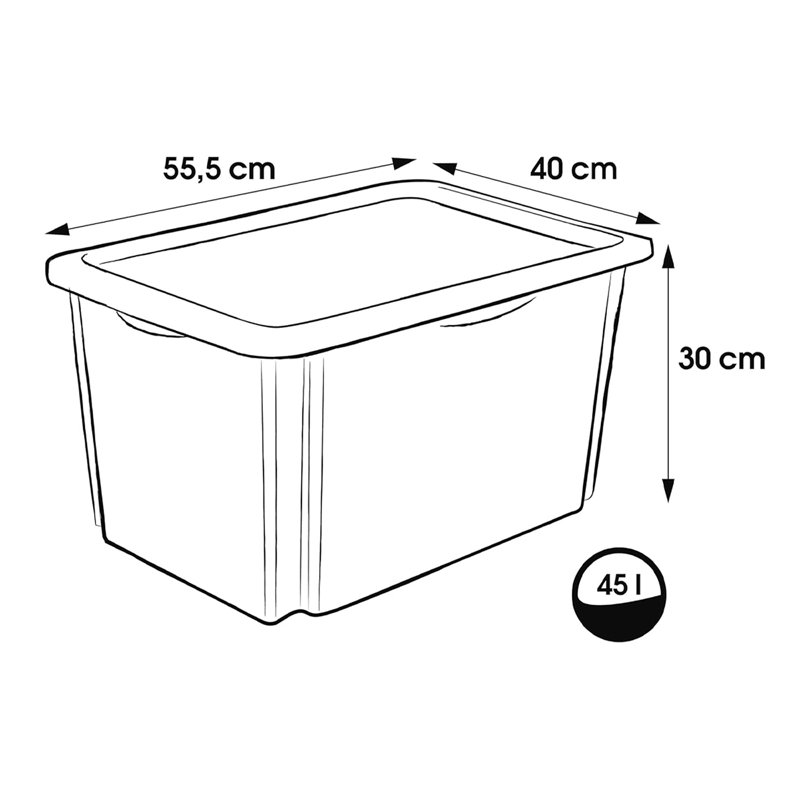 Keeeper Plastic Decorative Bin