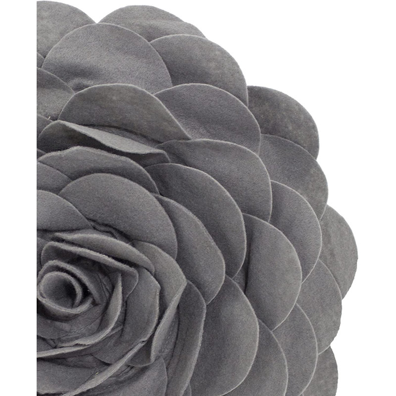  Housse de coussin en polyester, Housse de coussin seulement - sans coussin, 16 po x 16 po, Ardoise
