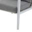 [Ensemble de 2] Méridienne en aluminium argenté avec accents élégants en corde et coussins confortables (sans la table)-130788081