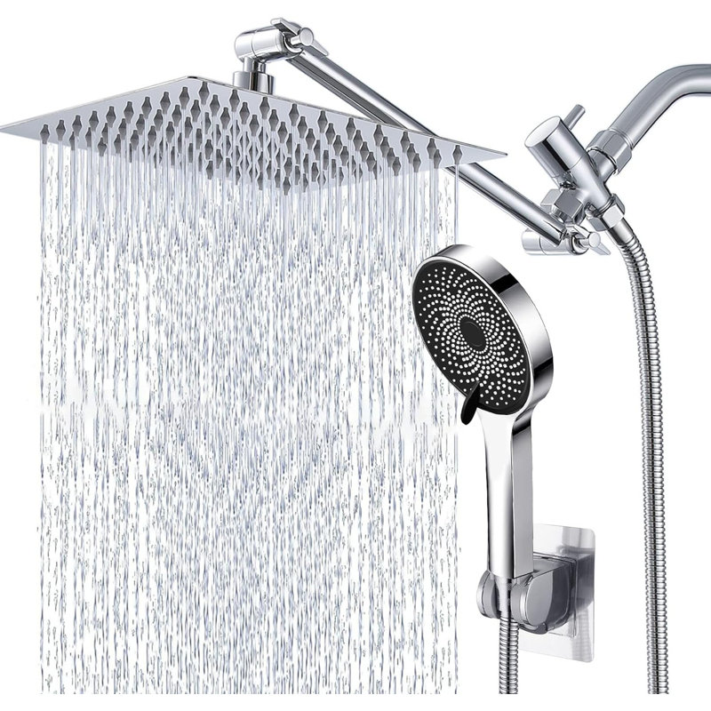 Dual Shower Head 1.8 GPM GPM, Chrome
