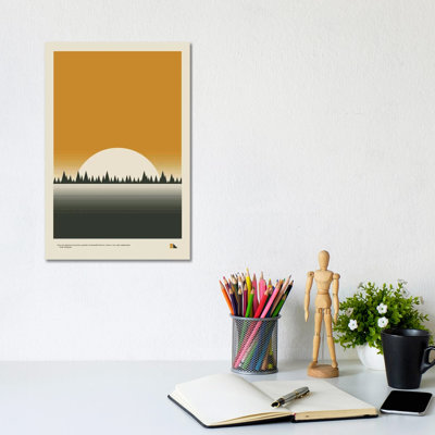 Sunset by 2046 Design - Wrapped Canvas Print