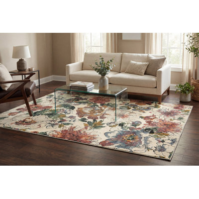 Trosclair Floral Indoor Rug