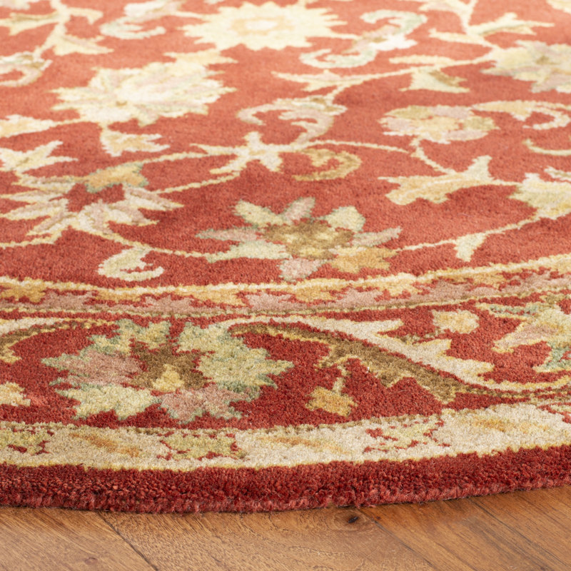 Dunbar Hand Tufted Wool Oriental Rug, Round 3'6"