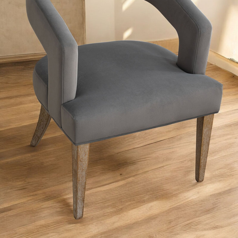 Fauteuil demi-tonneau d'appoint l 25,75 po