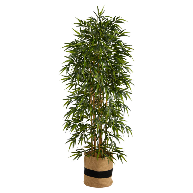 72'' Faux Bamboo Tree in Planter
