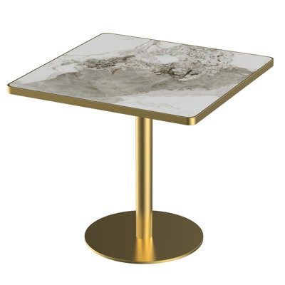 Table de salle à manger carrée moderne 31,5 po Tulip