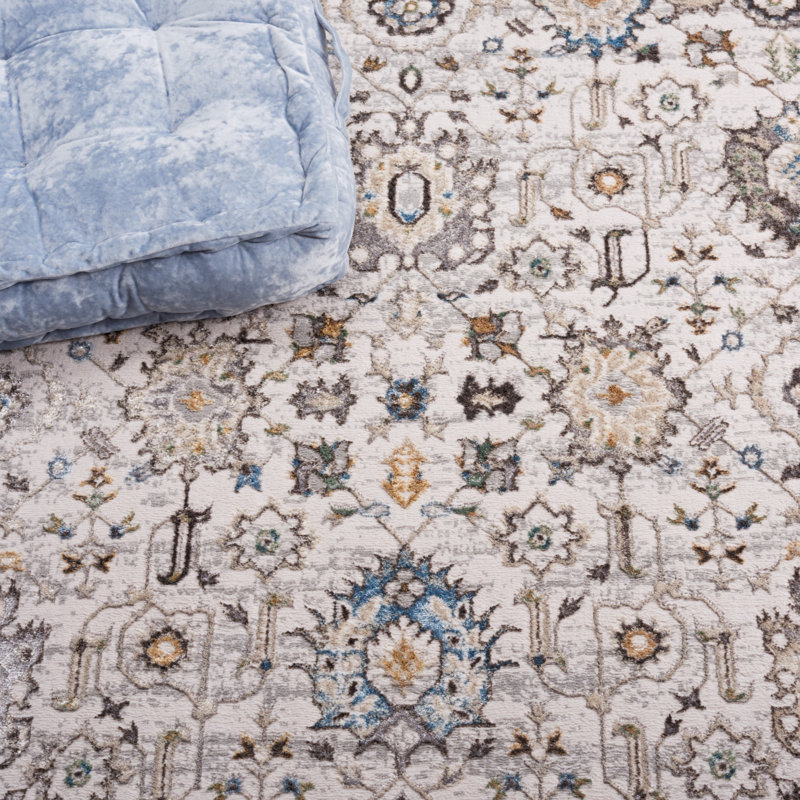 Cabeza Air Performance Oriental Rug, Square 6'7"