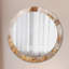 Huldar Glass Flat Wall Mirror