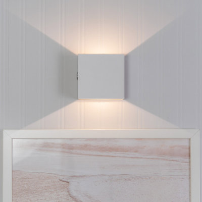 Smayan Plastic LED Flush Mounted Sconce