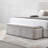 Orane Gray Linen Bench w/Storage