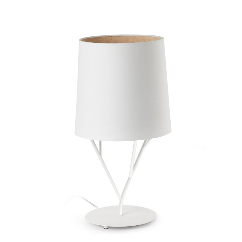 Tree Table Lamp, White, White