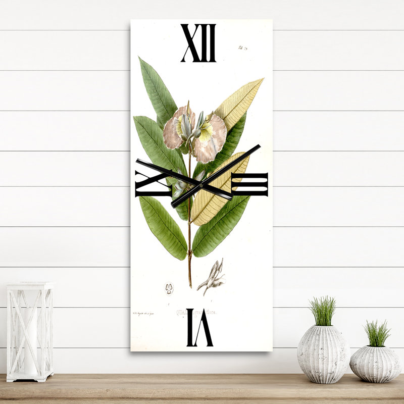 Horloge murale «Blossoming Flower II», Grand