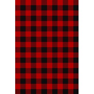 Tartan Pattern Scottish cage red Checkered Plaid in red and Black Lowercase  Texture Blackout Draperies for Bedroom red and Black for Bedroom,  Kindergarten, Living Room 55 x 72 Inch : : Home