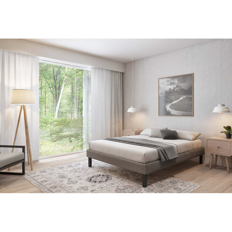 Lit plateforme simple Breeze TG, Très grand simple
