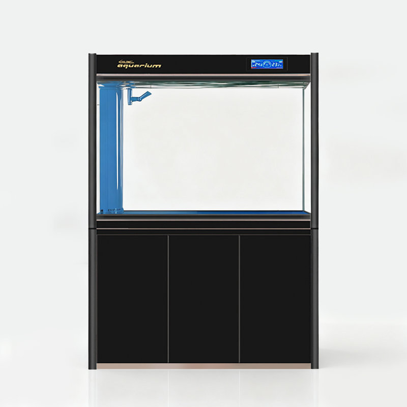 Réservoir d'aquarium en verre, 48,5 gallons (H 57,09 po x l 39,37 po x P 11,81 po, Noir