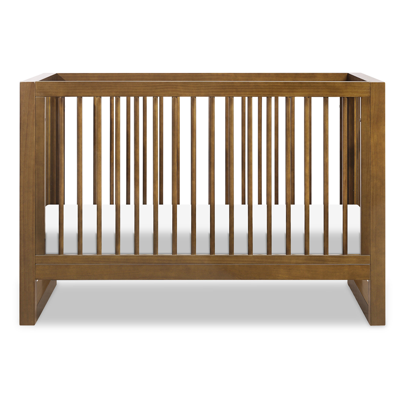 Nantucket Greenguard Gold Certified 3 -in-1 Convertible Crib, Natural Walnut