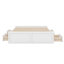 Structure de lit plateforme en bois avec 6 tiroirs-1693532164