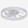 Indoor Flush Mount Ceiling Fan With LED Light And Remote Control