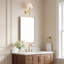 Chapman & Myers Ridgewood Bathroom Bedroom Wall Fixture With White Linen Shade-723490180-723490182-723490183