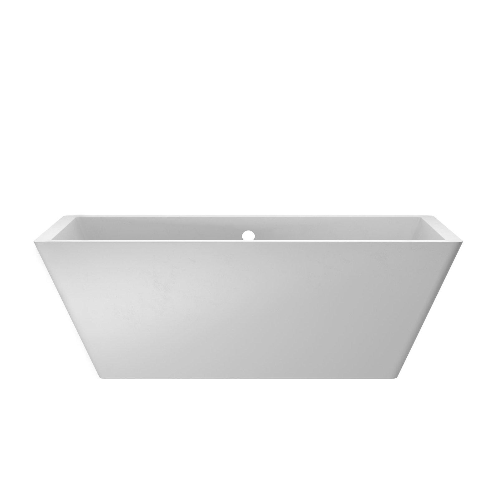Mendocino NativeStone 66" Concrete Bathtub, Pearl