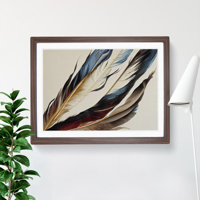 Beauteous Bird Feathers - Framed Print