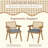 Set Rattan Accent Chairs Dining Chairs Modern Living Room Chairs-977170194-977170220