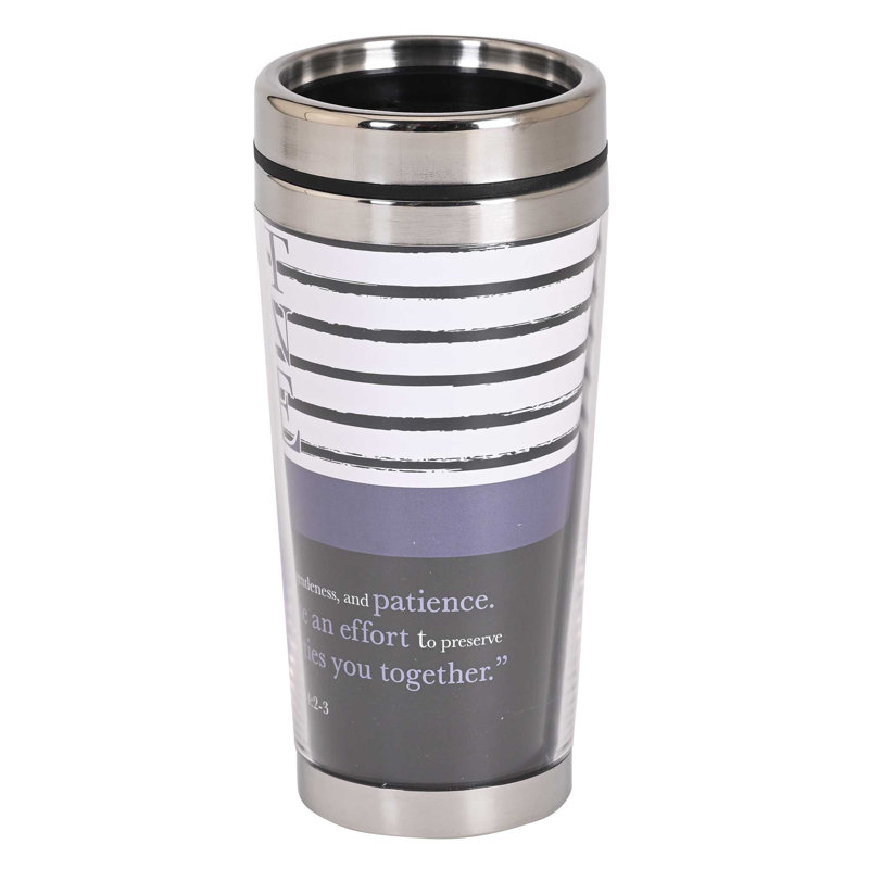 16 oz. Tasse de voyage isolée en acier inoxydable
