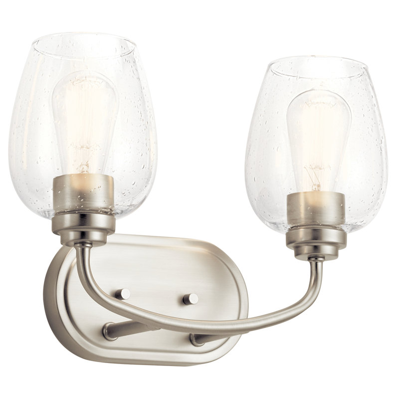 Éclairage pour salle de bain 2 lumières Cobscook, Noir