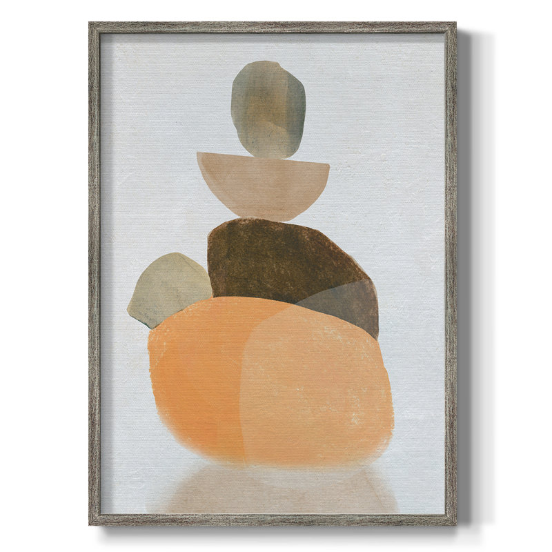 Tangerine Formation I, reproduction encadrée - bois massif, H 21 po x l 17 po