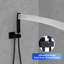 Ensemble de robinet de douche mural à 3 fonctions en bronze huilé avec pomme de douche à effet pluie de 10 po, douchette à main et bec cascade