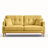 70.1" Living Space Sofa 3 Seater With Waterproof Fabric , Usb Charge Port-252876374