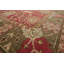 Wool Oriental Area Rug in Raspberry/Sage/Peach/Moss