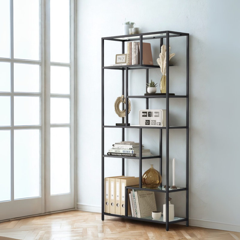 Anaysha Bookcase, Black