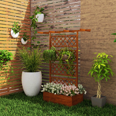 Sumya Wood Raised Garden Bed
