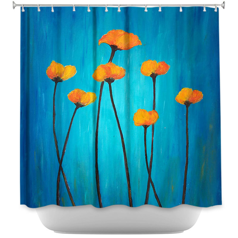 Lococo Floral Shower Curtain