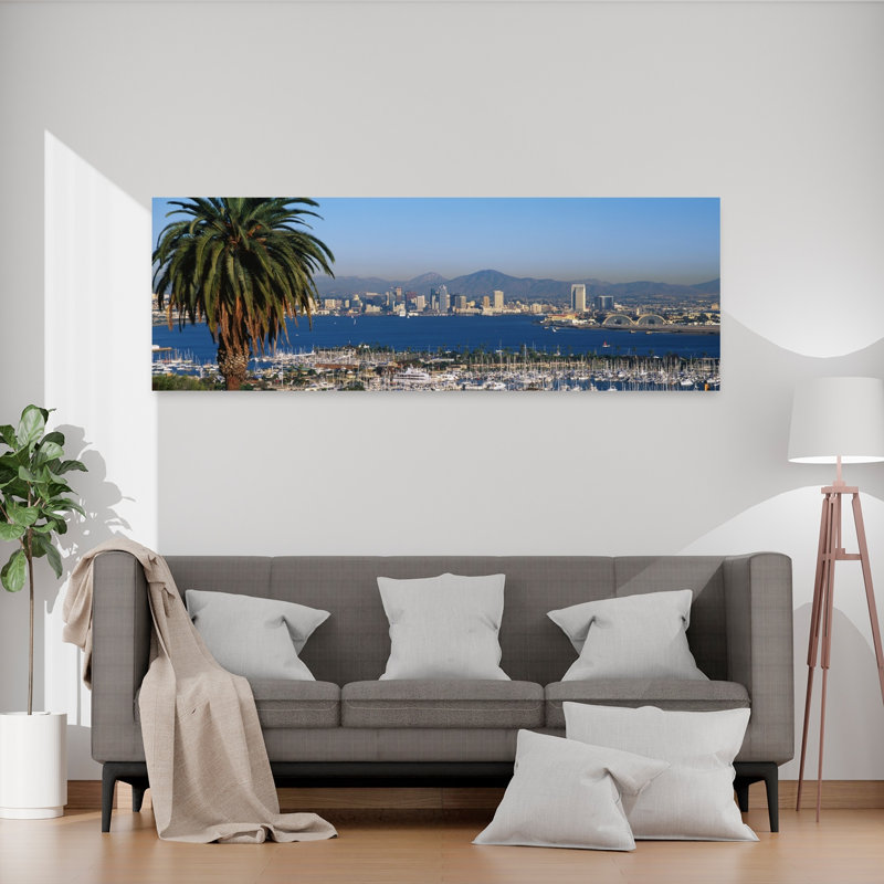 San Diego, Californie, arbre abstrait, art urbain, H 60 po x l 20 po