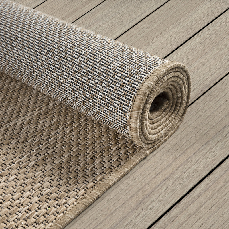 Round Area Rug, Rectangle 160 x 220 cm