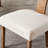  Upholstered Solid Wood Dining Chair Side Chair with Curved Backrest-110036791-110036792