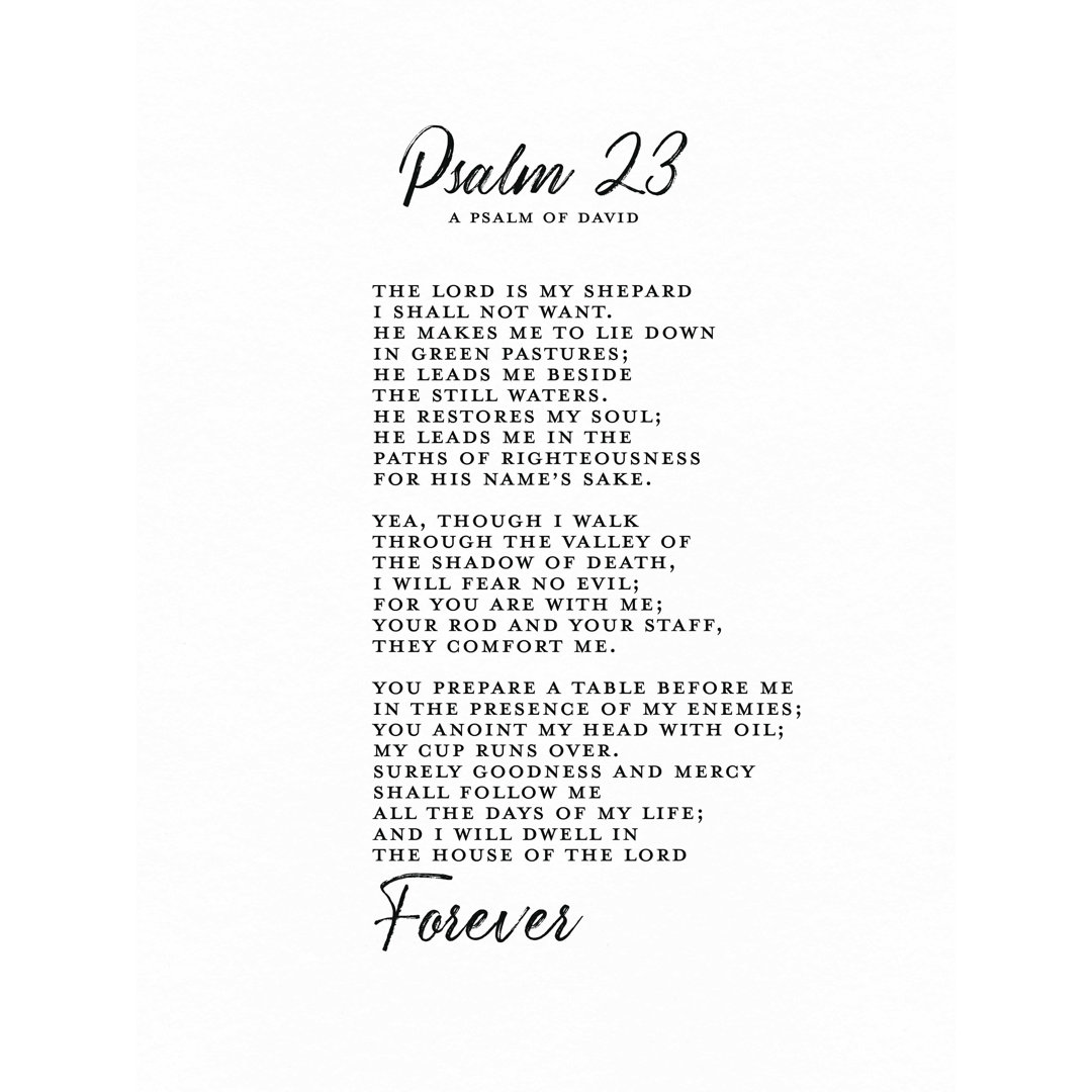 " Psalm 23 " Trinx