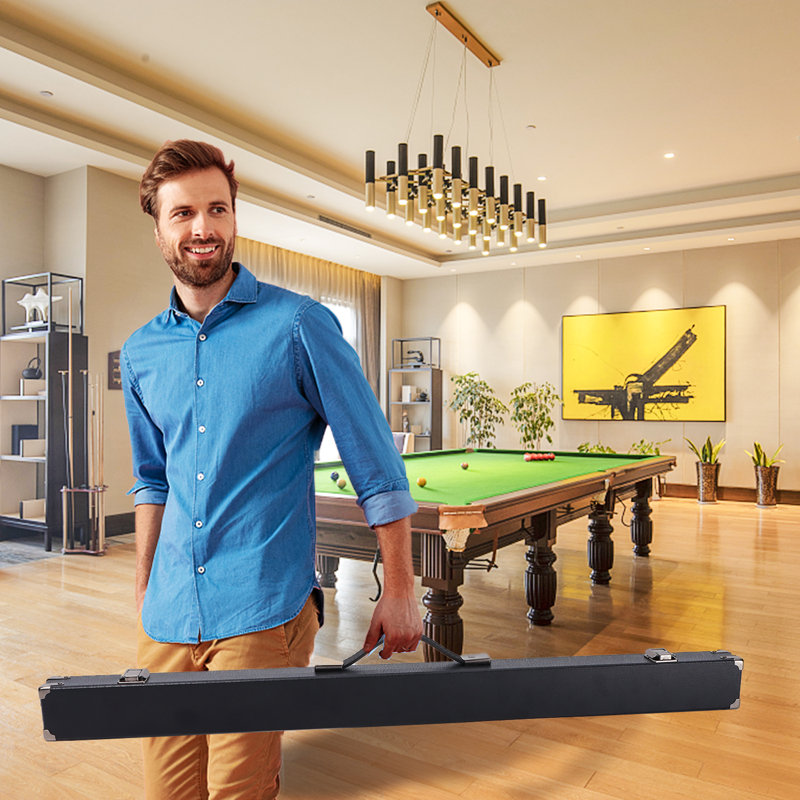 Bâton de billard pour billard GSE. Étui de billard 1/2 billard - Peut contenir 1 bout de queue et 1 tige de queue
