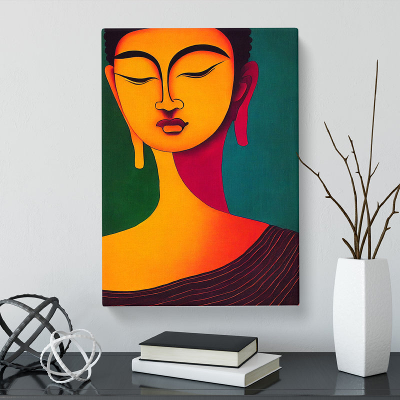 Buddha Abstract - Wrapped Canvas, 76cm H x 50cm W x 3cm D
