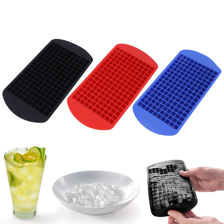 160 Small Ice Tray Frozen Cubes Trays Silicone Mold Kitchen Tool Hot Ice  Cube